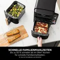 Produktbild: Ninja Double Stack XL Heißluftfritteuse, 2 vertikale Schubladen, 4 Kochstufen