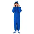 Produktbild: Opposuits Kostüm Krümelmonster Onesie für Kinder, Megagemütlicher Einteiler - offizielles Sesamstraßen-Kostüm! blau 134-152