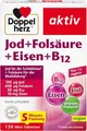 Produktbild: Doppelherz Jod + Eisen + Folsäure + Vitamin B12 150 Stück