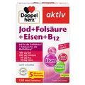 Produktbild: Doppelherz aktiv Jod + Folsäure + Eisen + B12 150 Tbl.