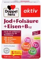 Produktbild: Doppelherz aktiv Jod + Folsäure + Eisen + B12 Mini-Tabletten, 150 St. Tabletten