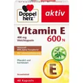 Produktbild: DOPPELHERZ Vitamin E 600 N Weichkapseln, 40 St PZN 10057811