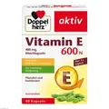Produktbild: 2x DOPPELHERZ Vitamin E 600 N Weichkapseln 40 ST