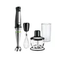 Produktbild: Braun MultiQuick 7 Stabmixer-Set MQ 7035X Pürierstab 1000 Watt Schwarz/Edelstahl