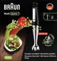 Produktbild: Braun Stabmixer MultiQuick 7 Edelstahl 1000 W Zerkleinerer, Schneebesen MQ7035X 