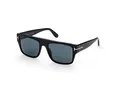 Produktbild: TOM FORD Sonnenbrille FT0907 Dunning-02  01V Schwarz - Blau Herren