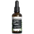 Produktbild: natural elements Vitamin B12 Tropfen – 50ml – 500µg B12 pro Tropfen – Methyl- & Adenosylcobalamin
