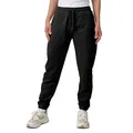 Produktbild: Snocks Jogginghose Damen - Komfortable Sporthose Damen mit Reißverschlusstaschen und Kuscheligem Innenfutter - Stilvolle Laufhose aus 100% Bio-Baumwolle - Ideal für Freizeit und Training XL Schwarz