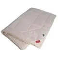 Produktbild: Hefel Naturhaarbettdecke Bio-Wool, Füllung: 100% Wolle (Schurwolle kbT), Bezug: Baumwolle (Bio), Ganzjahresbettdecke weiß 155 cm x 220 cm