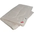 Produktbild: HEFEL Bettdecke Bio Wool Ganzjahredecke 100% Schafschurwolle (kbT) 400 g/m2 155 x 220 cm - Naturbelassen