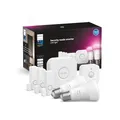 Produktbild: Philips Hue Secure Starter Kit - mit 3 Kontaktsensoren, 1 Bewegungssensor, 2 White & Color Ambiance E27 LED Lampen, 1 Hue Bridge, Smart Home Security & Lichtsteuerung mit nur Einer App