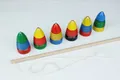 Produktbild: Erzgebirgische Holzspielwaren Ebert GmbH Brummkreisel Holzspielzeug Kreisel mit Peitsche Länge Peitsche 45 NEU