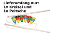 Produktbild: Ebert Peitschenkreisel, dreifarbig