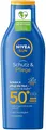 Produktbild: Nivea Sonnenschutzmilch Schutz & Pflege Sonnenmilch LSF 50+ (200 ml), 1-tlg.