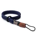 Produktbild: C-Rope Kamera Handschlaufe The Claw aus handgeflochtenem Paracord. Kameragurt mit Schnellverschluss-System (Navy Blue)