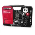 Produktbild: FEISTOS Manos 82 | Werkzeugkoffer bestückt | 82 Teile - Schwarz