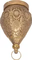 Produktbild: QAZQA - Orientalisch Orientalische Deckenleuchte I Deckenlampe I Lampe I Leuchte Gold I Messing 19 cm - Mowgli I Wohnzimmer I Schlafzimmer - Stahl Rund - LED geeignet E27
