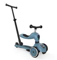 Produktbild: Scoot and Ride Highwaykick 1 Push and Go steel blau Roller mit Sitz + Stange NEU