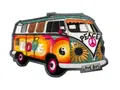 Produktbild: 14479 Hippie Bus, Love, Peace, Applikation Flicken Aufbügeln Aufnähen