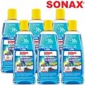Produktbild: 6x SONAX AntiFrost+ KlarSicht Scheibenfrostschutz Konzentrat Reiniger Citrus 1L