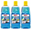 Produktbild: SONAX AntiFrost + KlarSicht Konzentrat Citrus 3x1 Liter Scheibenfrostschutz