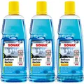 Produktbild: 3x 1 Liter SONAX ANTIFROST+KLARSICHT KONZENTRAT SCHEIBEN FROSTSCHUTZ CITRUSDUFT