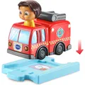 Produktbild: VTech Tut Tut Baby Flitzer - CoComelon Ninas Feuerwehrauto inkl. Schiene (80-561304)
