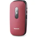 Produktbild: Panasonic KX-TU446EXR 2G (Red, Single SIM, 2G) (KX-TU 446 EXR)