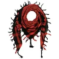 Produktbild: Freak Scene Palituch - schwarz - rot - 100x100 cm - Pali Palästinenser Arafat Tuch - 100% Baumwolle