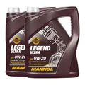 Produktbild: MANNOL 7918 Legend Ultra SAE 0W20,  API SP RC, 2x5 Liter