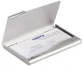 Produktbild: DURABLE Visitenkarten Etui BUSINESS CARD BOX mattsilber aus Aluminium