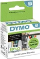 Produktbild: Dymo Mehrzwecketiketten 25 x 13 mm weiß 1000 x 11353