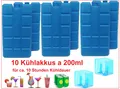 Produktbild: Kühlakkus Kühlelement Eispacks 10 Icepack Kühltasche Kühlbox Getränke kühlen