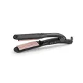 Produktbild: BaByliss Kreppeisen – Tourmalin-Keramikbeschichtung, 10 Temperaturstufen bis 210°C, professionelles Styling-Tool, langanhaltender Effekt, Schwarz, 2165CE
