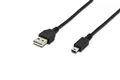 Produktbild: AK-300130-018-S USB 2.0 Anschlusskabel, Typ A - mini B (5pin) St/St, 1.8m, USB 2