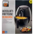 Produktbild: StarQ Digitale Heißluftfritteuse Heißluftofen Fritteuse Heißluftbräter 3L 1200W
