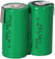 Produktbild: 2er Reihe Akku Sub-C 3600 mAh 2,4V NiMh mit Lötfahne