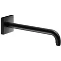 Produktbild: KEUCO Brausearm, Rosettenform eckig, 300mm, 53088370302, Farbe: Schwarz Matt