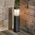 Produktbild: esotec Solar Standleuchte RATTAN-STYLE Wegeleuchte wetterfest IP34 102073