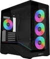 Produktbild: Lian Li VECTOR V100 MINI Micro-ATX Gehäuse, Tempered Glass, ARGB, 4 Lüfter - Schwarz (G99.V100RMIX.00)