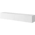 Produktbild: Selsey TV-Hängeboard Veldio mit Lamellenfront 175 cm Weiß
