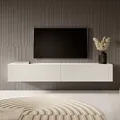 Produktbild: Selsey TV-Lowboard Veldio, Weiß, mit gefräster Front, 175 cm breit - Weiß