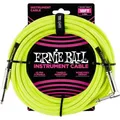 Produktbild: Ernie Ball EB6085 Instrumentenkabel Gewebe gerade/gewinkelt gelb 5,48m | Neu