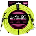 Produktbild: Ernie Ball EB6085 Instrumentenkabel Gewebe gerade/gewinkelt gelb 5,48m | Neu