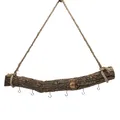 Produktbild: Holz Hänge Ast mit Deko Haken und Kordel - 56 cm - Wand Tür Fenster Hänge Zweig