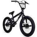 Produktbild: Bergsteiger Tokyo 20 Zoll BMX, Fatbike, 360° Rotor-System, Freestyle, 4 Stahl Pegs, Kettenschutz, Freilauf - Schwarz