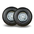 Produktbild: 2 x Frosal Rad Sackkarre Sackkarrenrad Bollerwagen Luftrad 4.10/3.50 - 2 Reifen