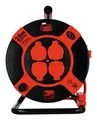 Produktbild: REV Ritter Kabeltrommel 25m 4-fach IP 44 Kunststoff H07RN-F 3G1,5 sw-rt - 10305612