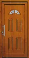 Produktbild: Panto Haustür Modell K001 DIN links golden oak 110 x 210 cm