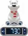Produktbild: Lexibook, Eisbär, Nachtlicht-Wecker, Sounds und Melodien, LCD-Bildschirm mit Hintergrundbeleuchtung, Leuchtanzeige, Schlummerfunktion, Blau/Weiß, RL800PB